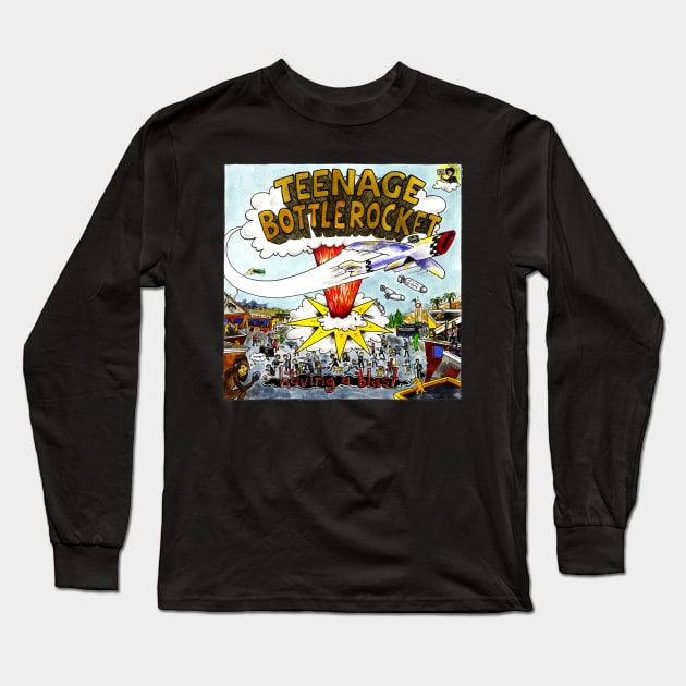 Having a Blast Long Sleeve T-Shirt by Luke Jay Art